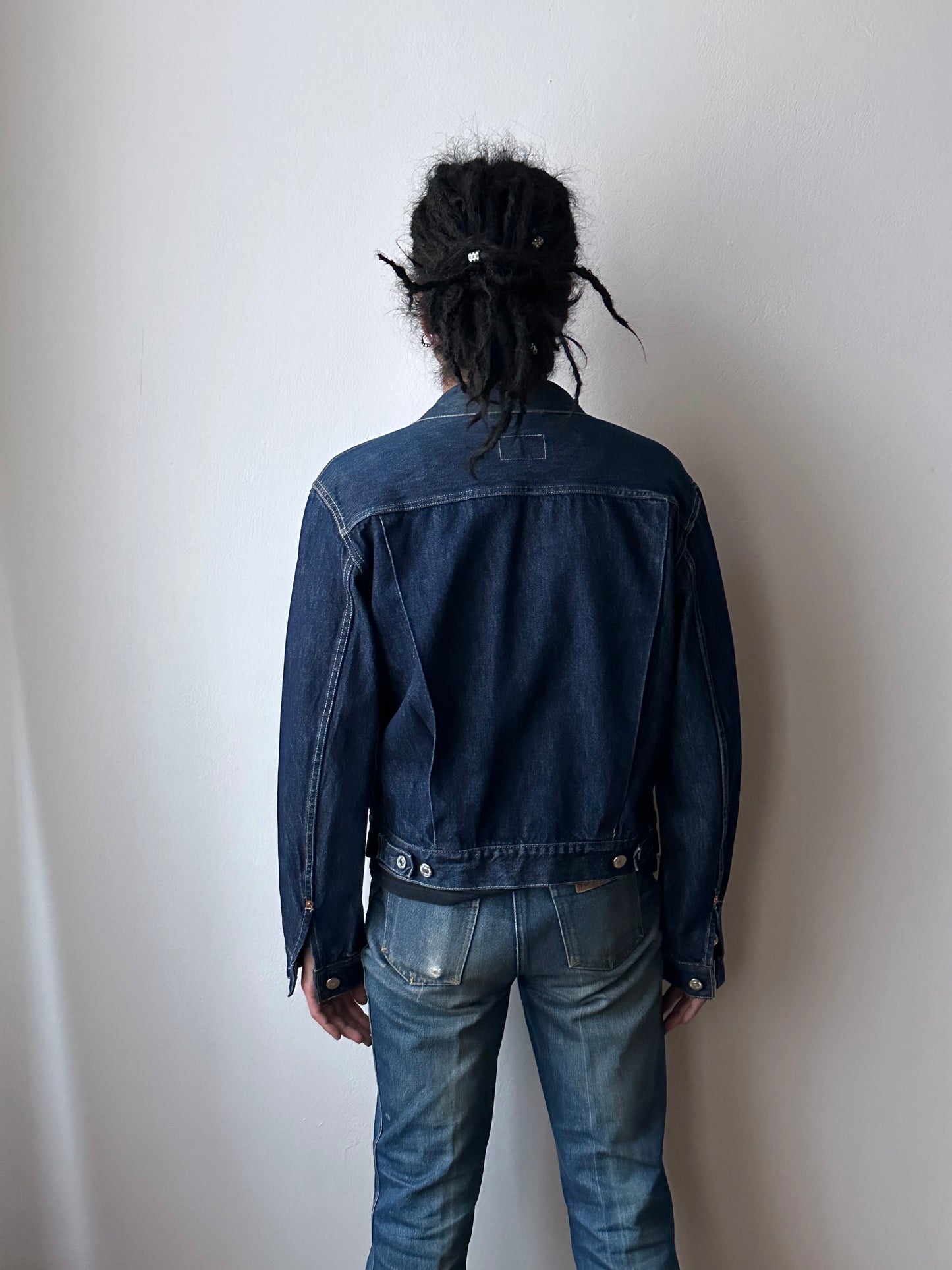 90's Levi's Italy type 2 denim jacket 507 90年代 セカンド Toto Vintage clothing store Praha Showroom totototrip Prague プラハ 古着屋 リーバイス Gジャン Denim デニム ユーロリーバイス ユーロ古着 