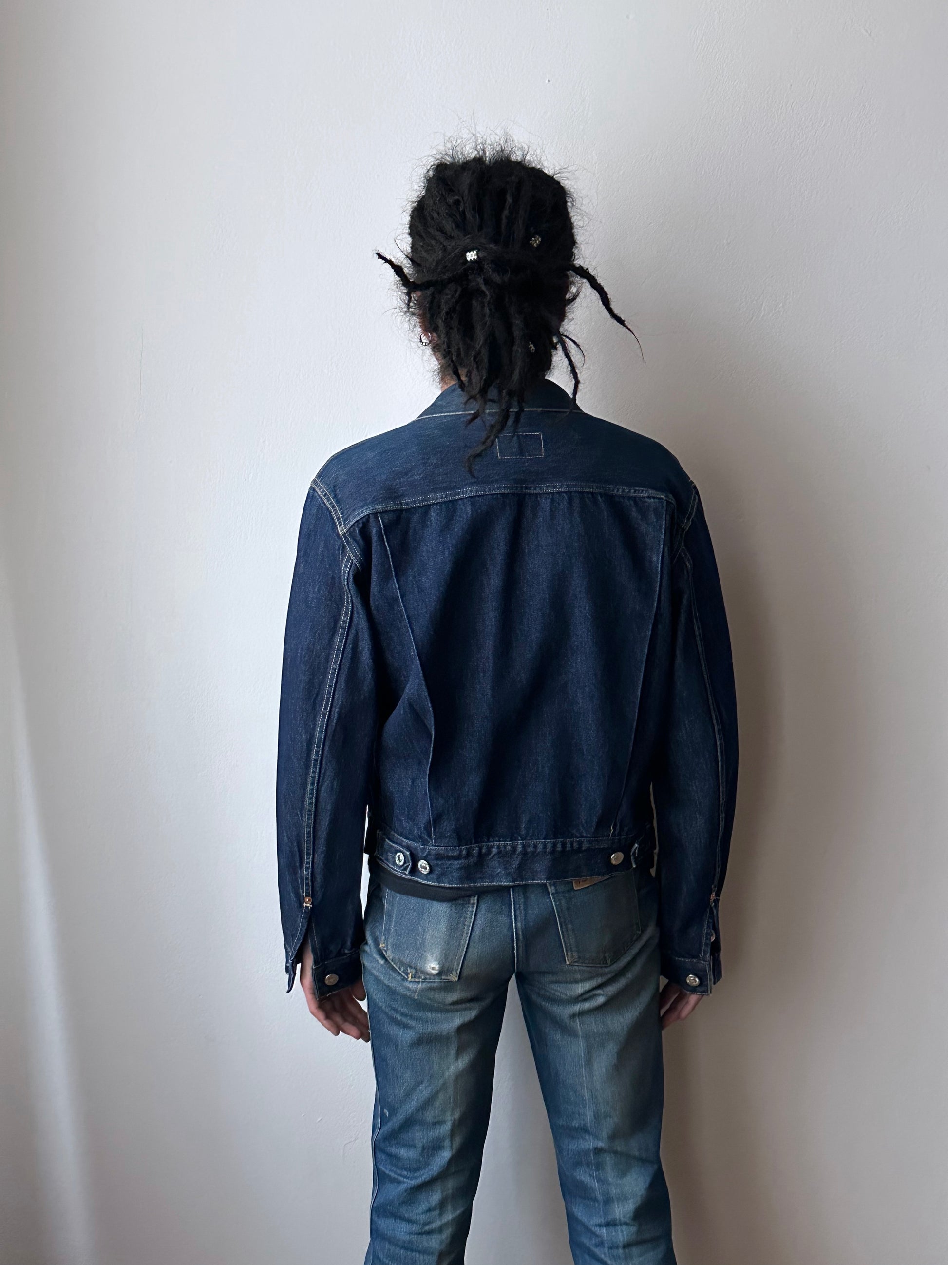 90's Levi's Italy type 2 denim jacket 507 90年代 セカンド Toto Vintage clothing store Praha Showroom totototrip Prague プラハ 古着屋 リーバイス Gジャン Denim デニム ユーロリーバイス ユーロ古着 