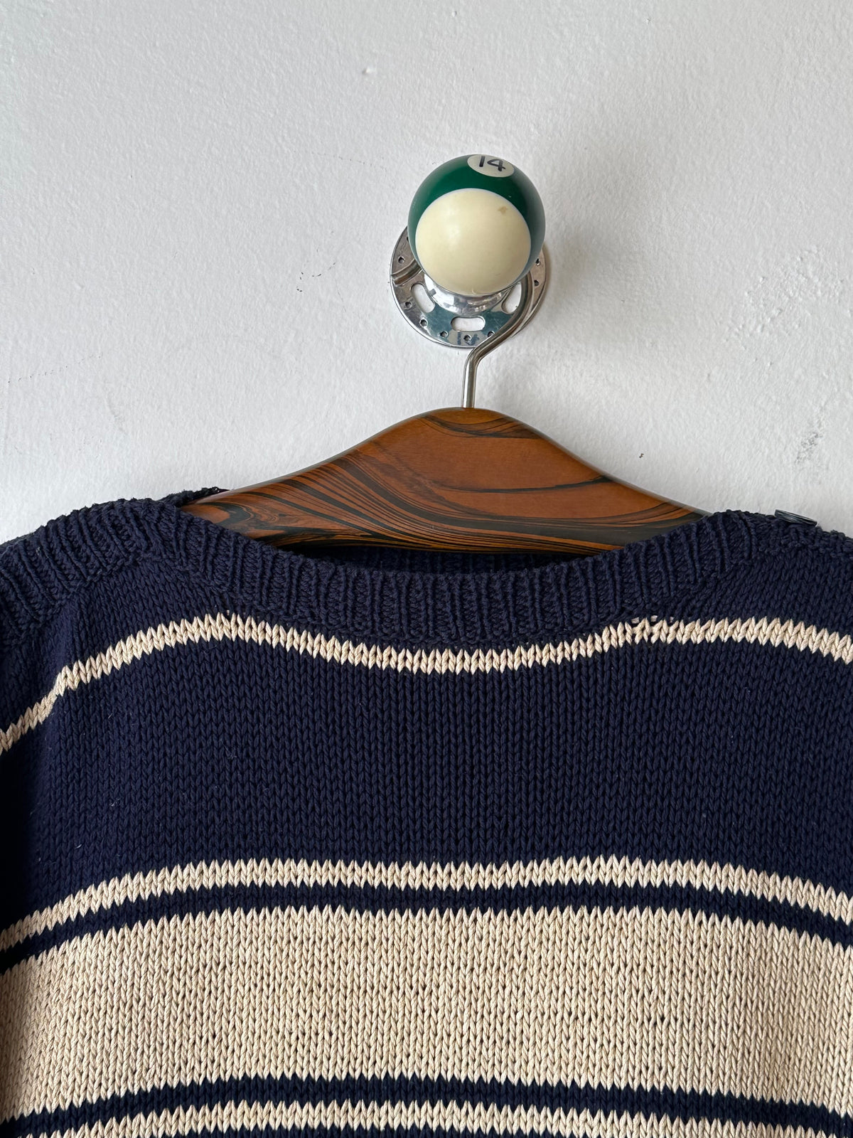 Cotton striped jumper