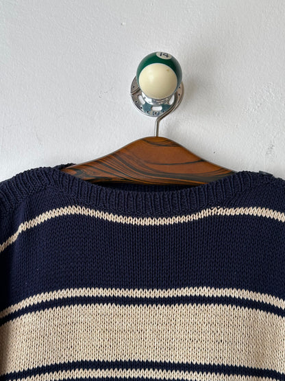 Cotton striped jumper