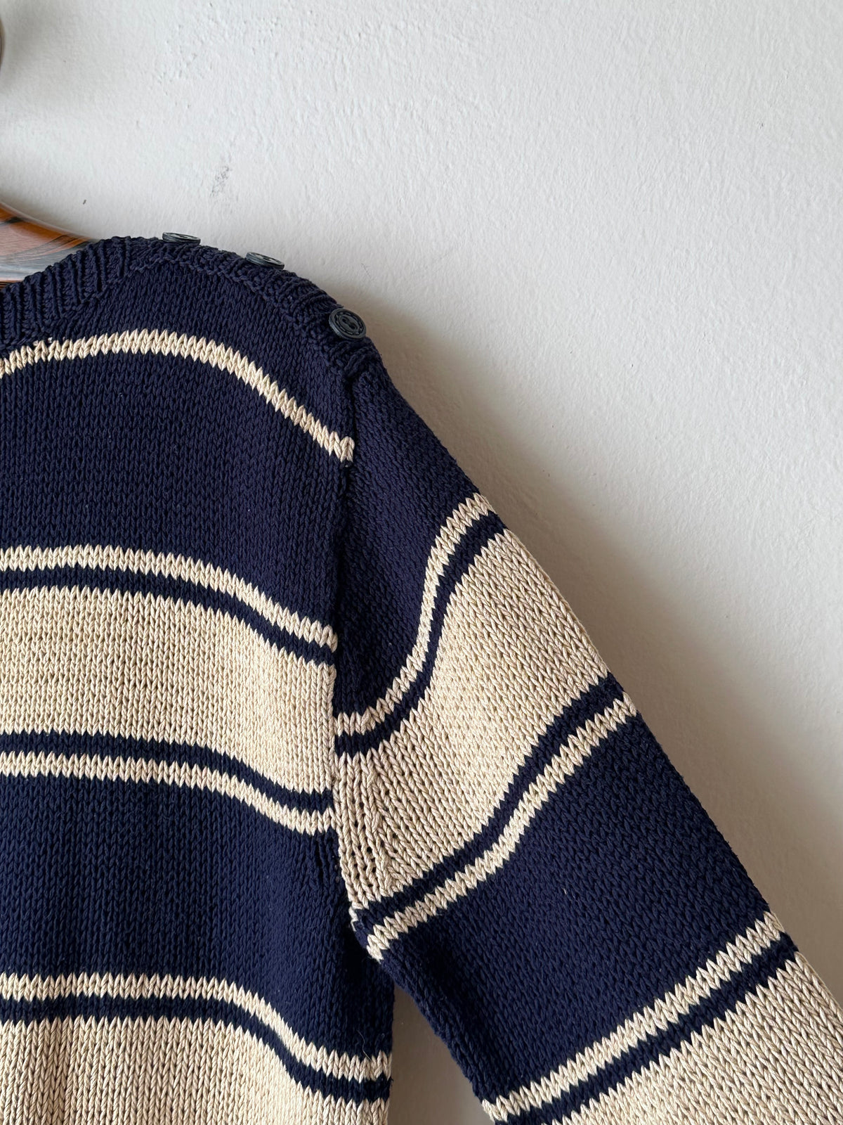 Cotton striped jumper