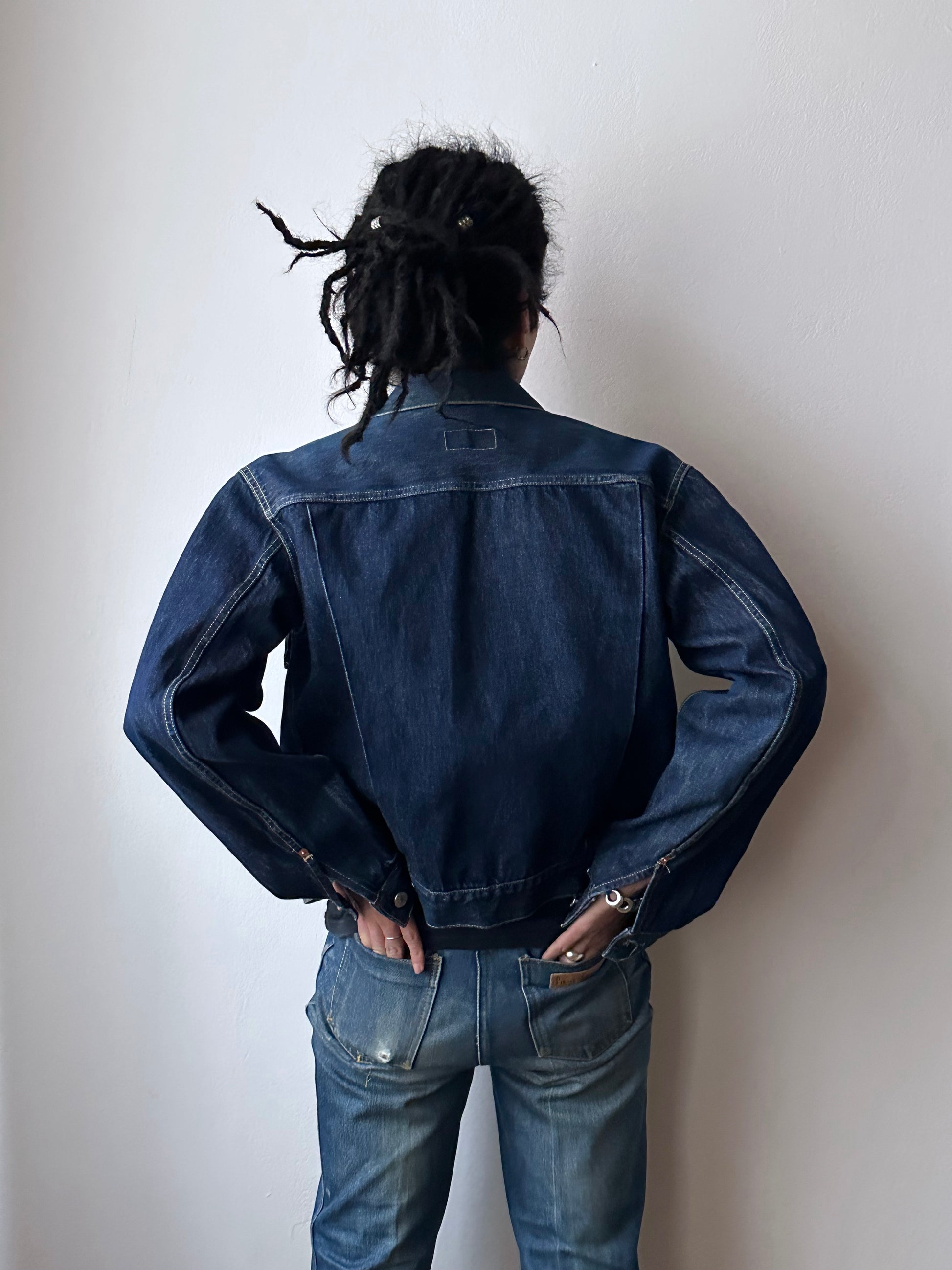 90's Levi's Italy type 2 denim jacket 507 90年代 セカンド Toto Vintage clothing store Praha Showroom totototrip Prague プラハ 古着屋 リーバイス Gジャン Denim デニム ユーロリーバイス ユーロ古着 