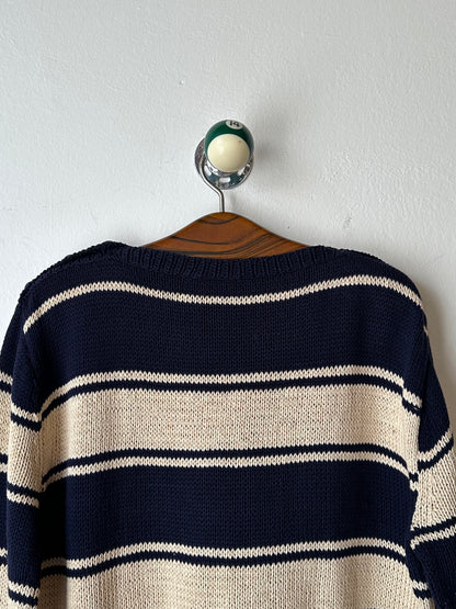 Cotton striped jumper