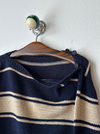 Cotton striped jumper