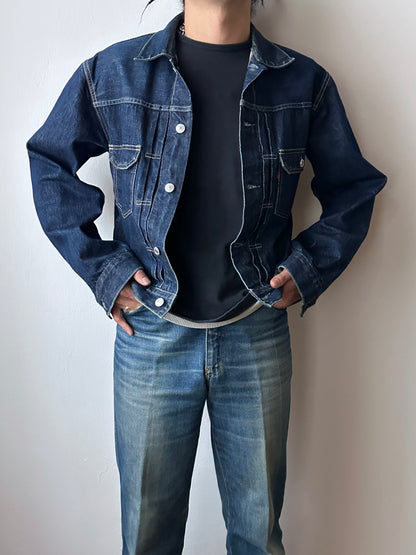 90's Levi's Italy type 2 denim jacket 507 90年代 セカンド Toto Vintage clothing store Praha Showroom totototrip Prague プラハ 古着屋 リーバイス Gジャン Denim デニム ユーロリーバイス ユーロ古着 