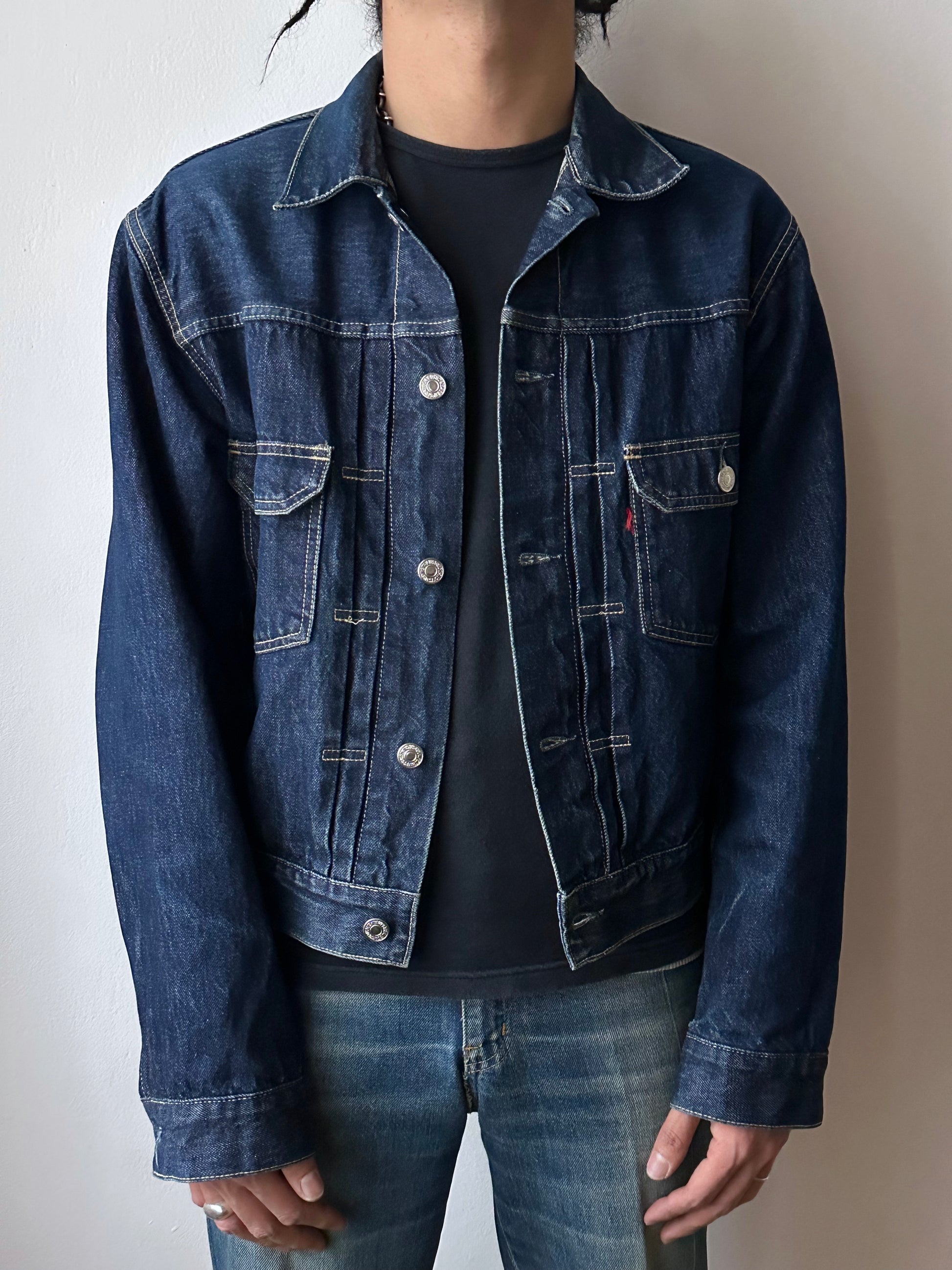 90's Levi's Italy type 2 denim jacket 507 90年代 セカンド Toto Vintage clothing store Praha Showroom totototrip Prague プラハ 古着屋 リーバイス Gジャン Denim デニム ユーロリーバイス ユーロ古着 