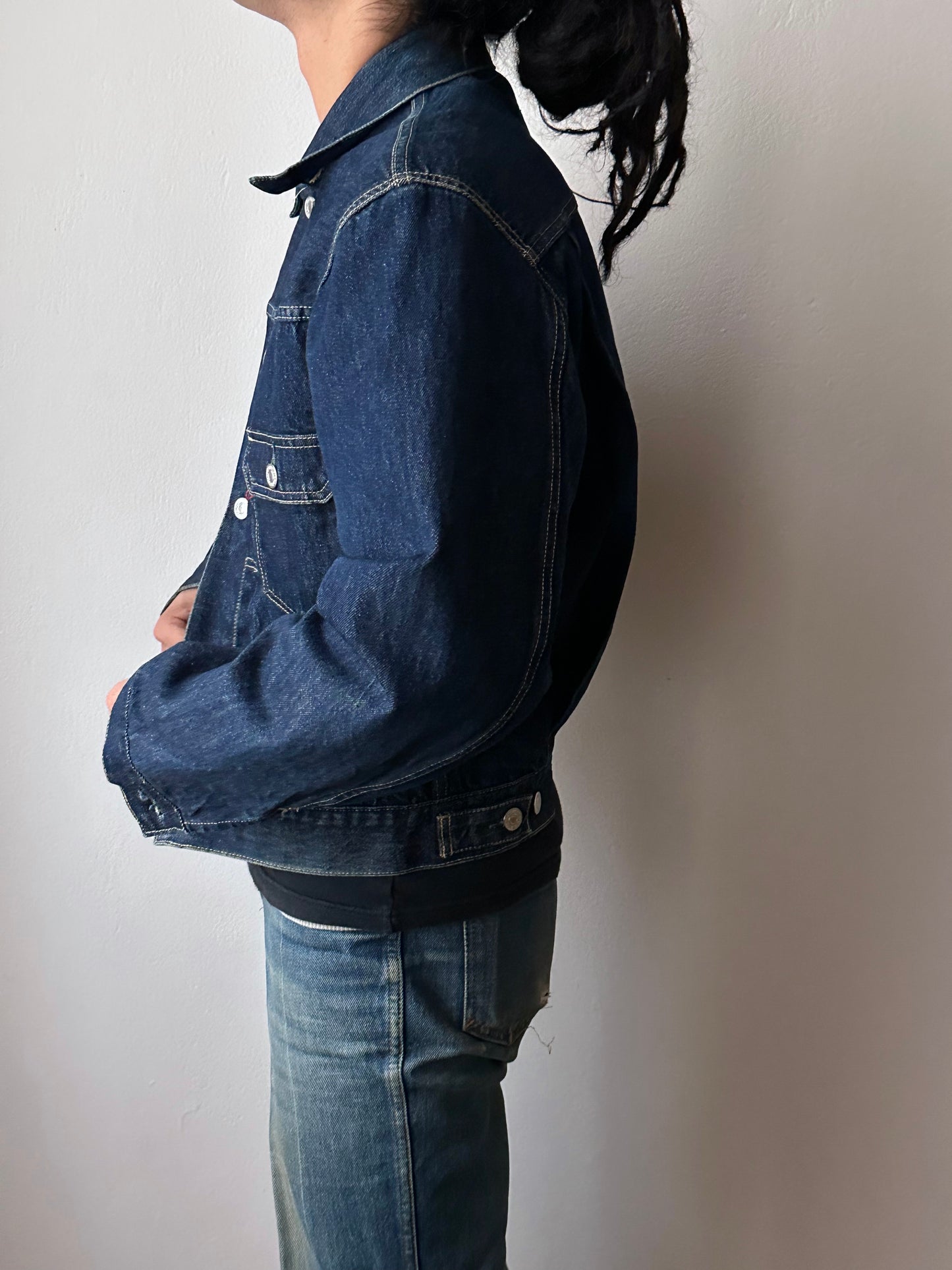 90's Levi's Italy type 2 denim jacket 507 90年代 セカンド Toto Vintage clothing store Praha Showroom totototrip Prague プラハ 古着屋 リーバイス Gジャン Denim デニム ユーロリーバイス ユーロ古着 