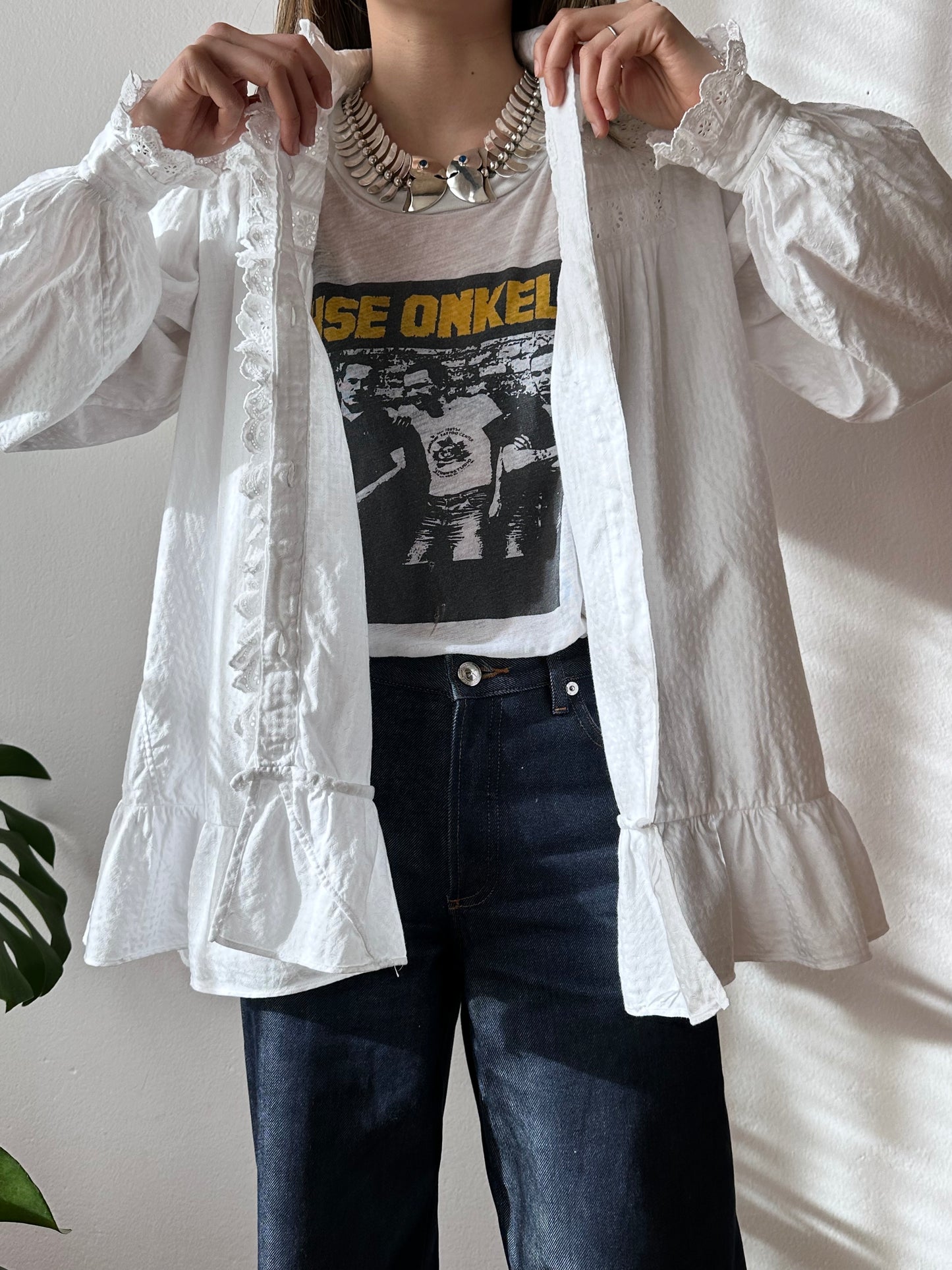 1900s German antique lace blouse