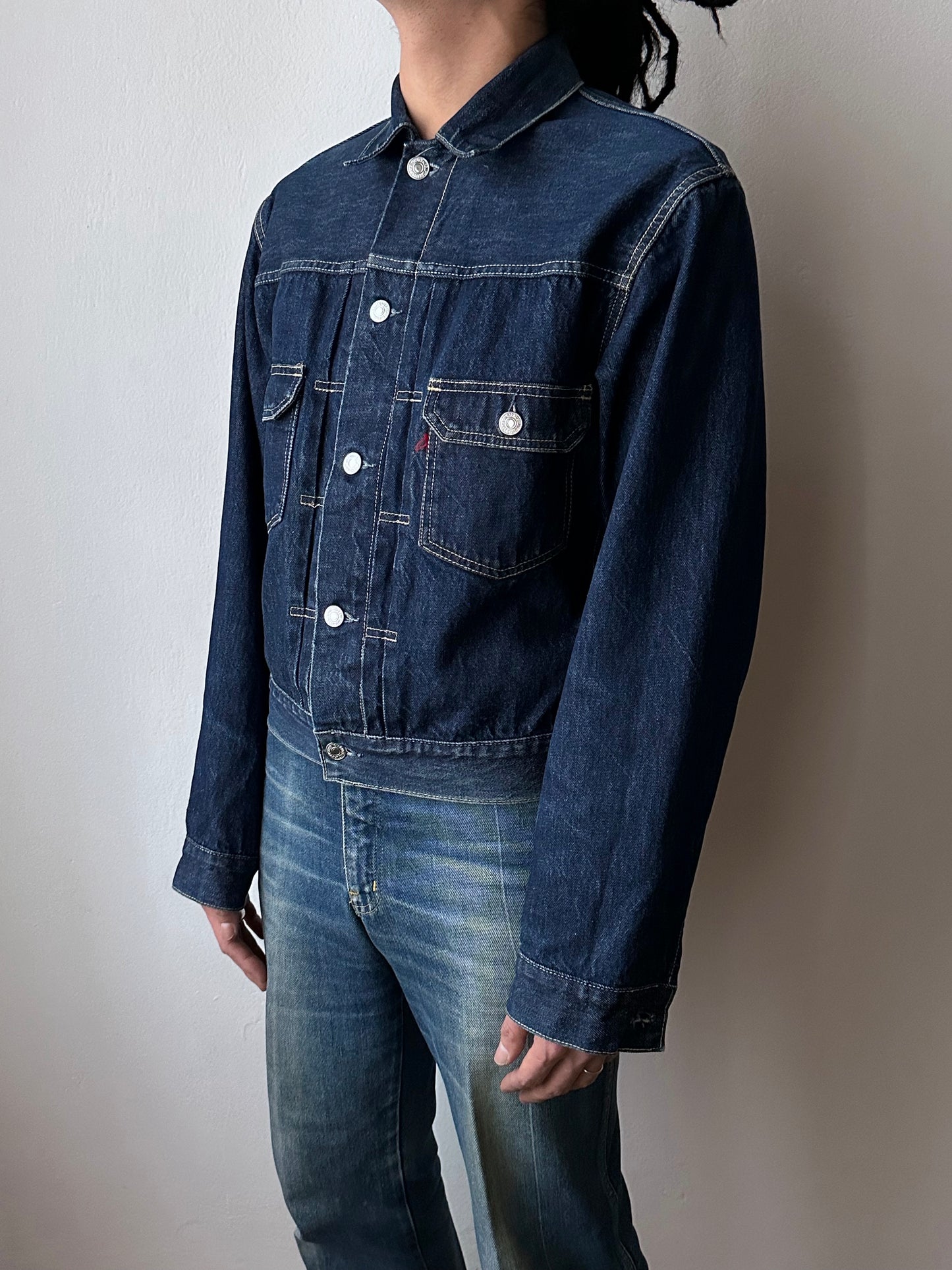 90's Levi's Italy type 2 denim jacket 507 90年代 セカンド Toto Vintage clothing store Praha Showroom totototrip Prague プラハ 古着屋 リーバイス Gジャン Denim デニム ユーロリーバイス ユーロ古着 