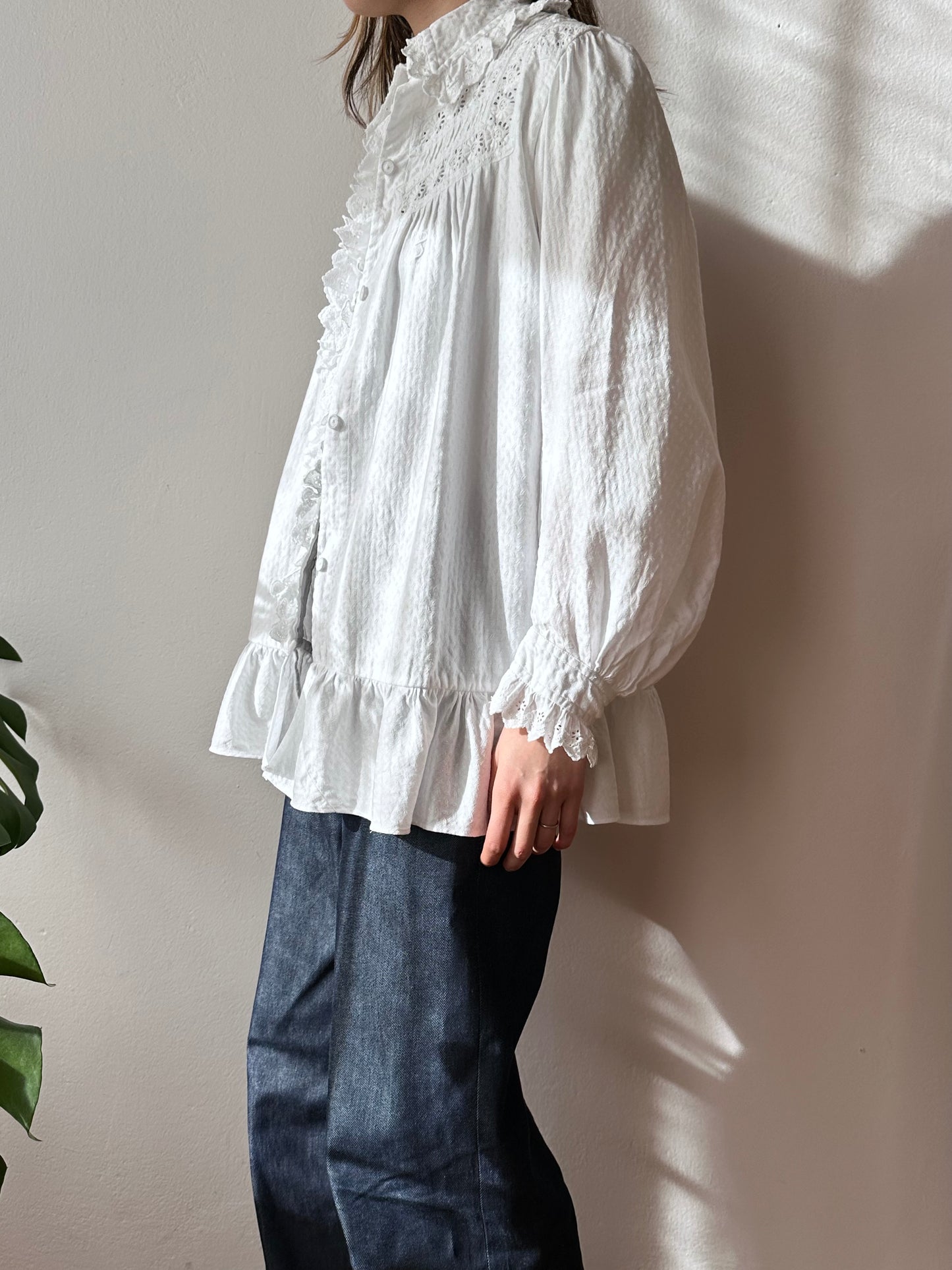 1900s German antique lace blouse