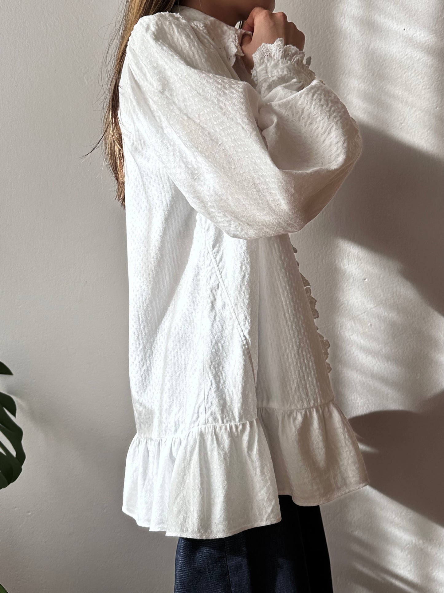 1900s German antique lace blouse