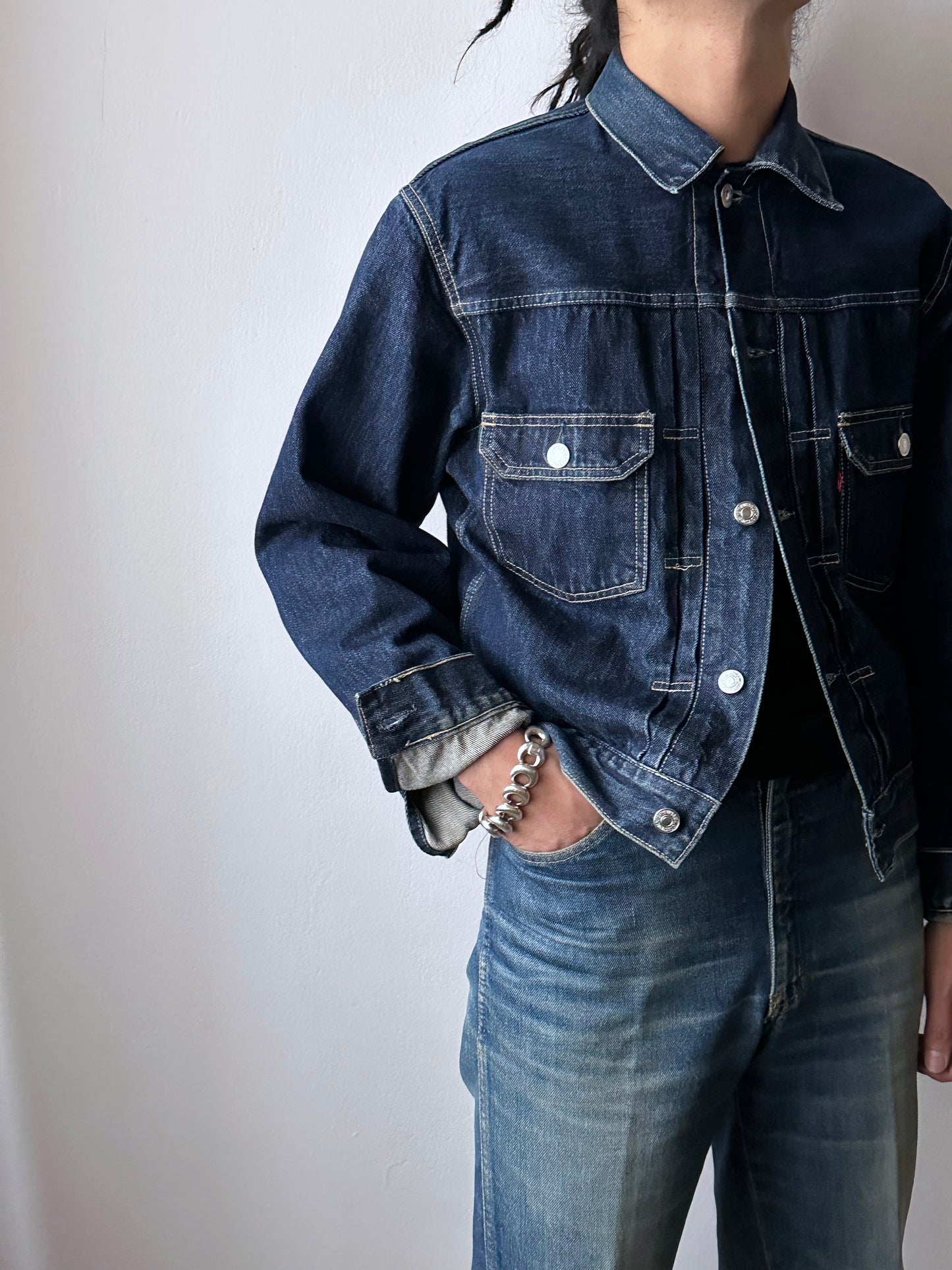 90's Levi's Italy type 2 denim jacket 507 90年代 セカンド Toto Vintage clothing store Praha Showroom totototrip Prague プラハ 古着屋 リーバイス Gジャン Denim デニム ユーロリーバイス ユーロ古着 