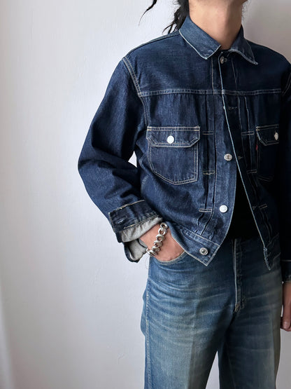 90's Levi's Italy type 2 denim jacket 507 90年代 セカンド Toto Vintage clothing store Praha Showroom totototrip Prague プラハ 古着屋 リーバイス Gジャン Denim デニム ユーロリーバイス ユーロ古着 