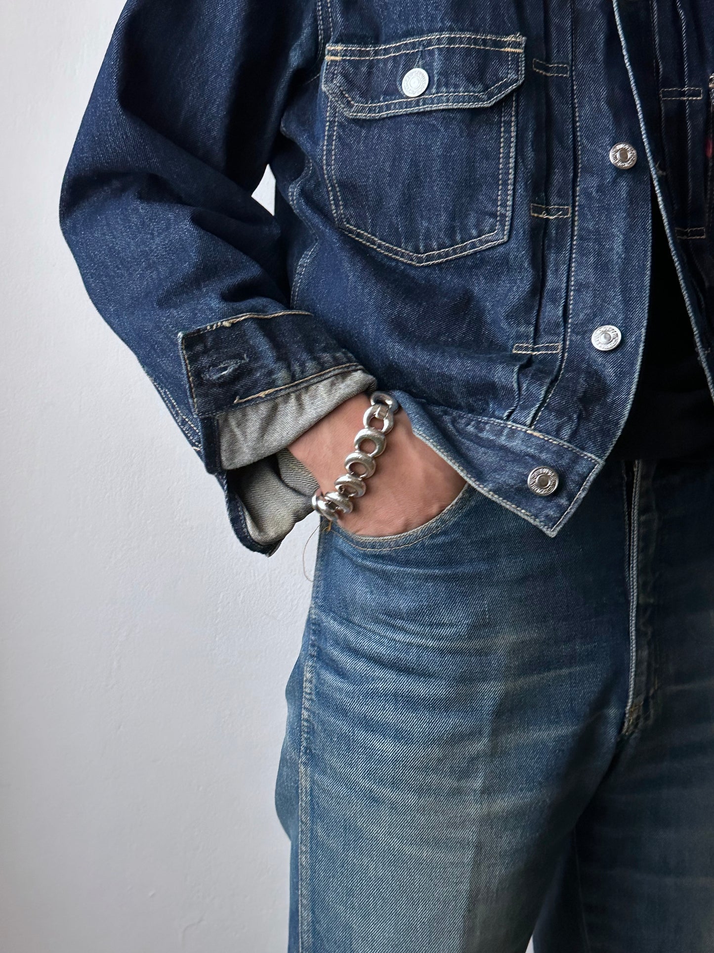 90's Levi's Italy type 2 denim jacket 507 90年代 セカンド Toto Vintage clothing store Praha Showroom totototrip Prague プラハ 古着屋 リーバイス Gジャン Denim デニム ユーロリーバイス ユーロ古着 