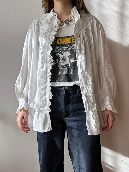 1900s German antique lace blouse