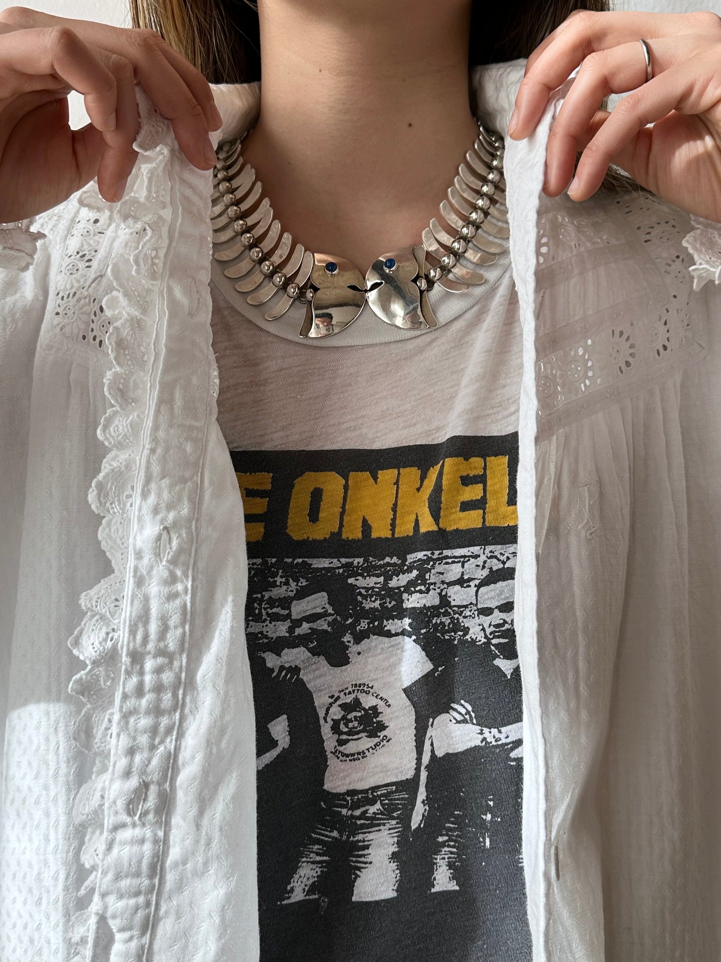 1900s German antique lace blouse