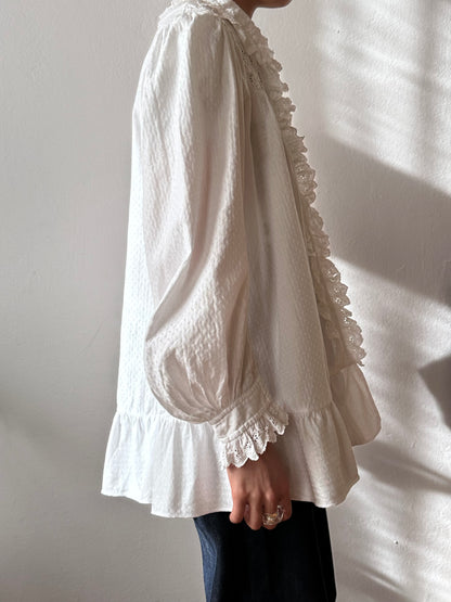 1900s German antique lace blouse