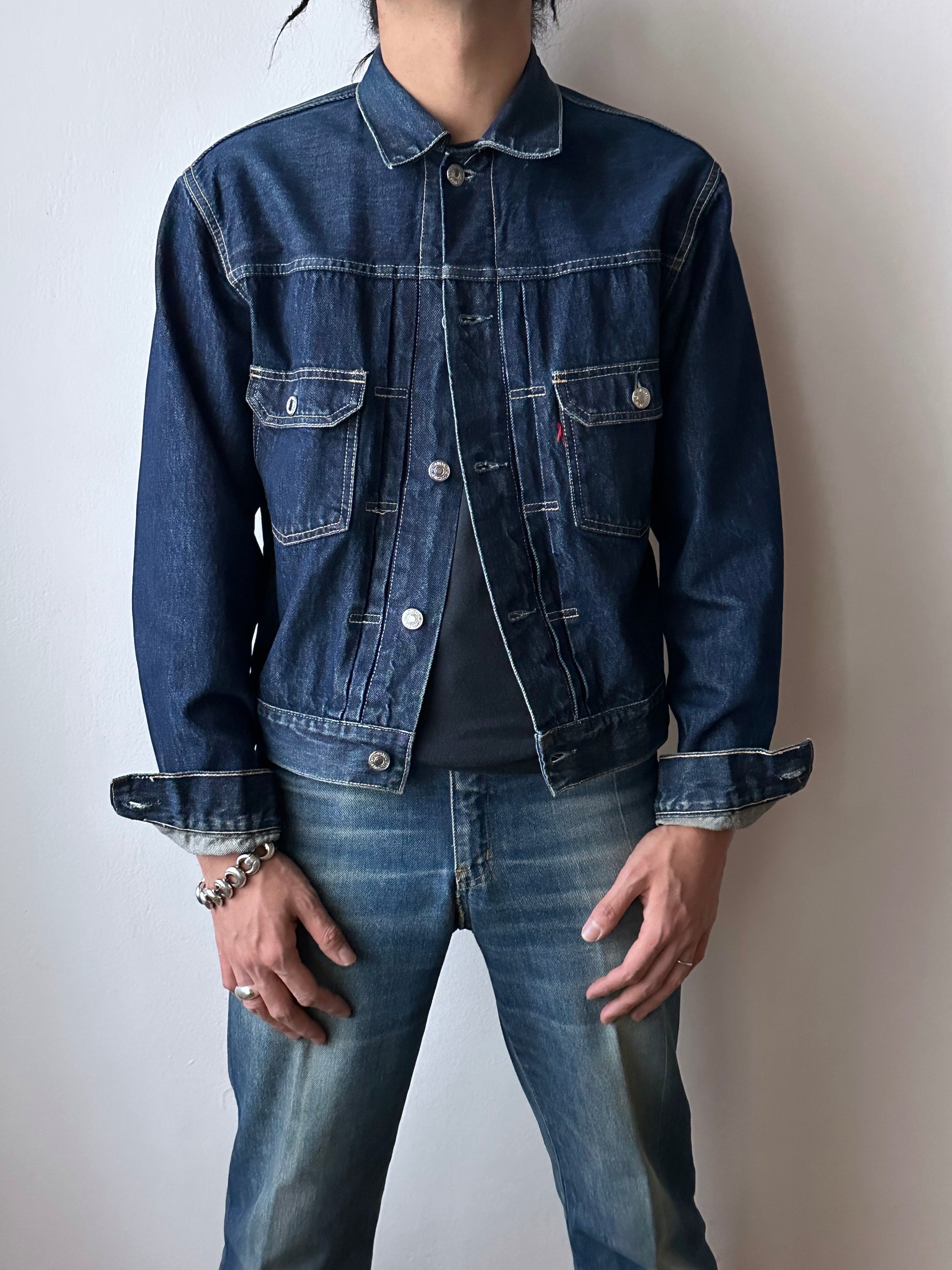 90's Levi's Italy type 2 denim jacket 507 90年代 セカンド Toto Vintage clothing store Praha Showroom totototrip Prague プラハ 古着屋 リーバイス Gジャン Denim デニム ユーロリーバイス ユーロ古着 