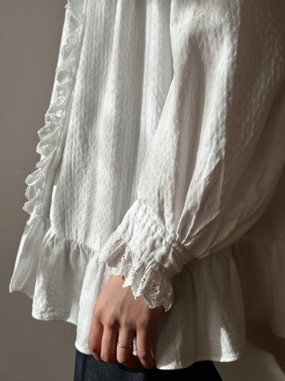 1900s German antique lace blouse