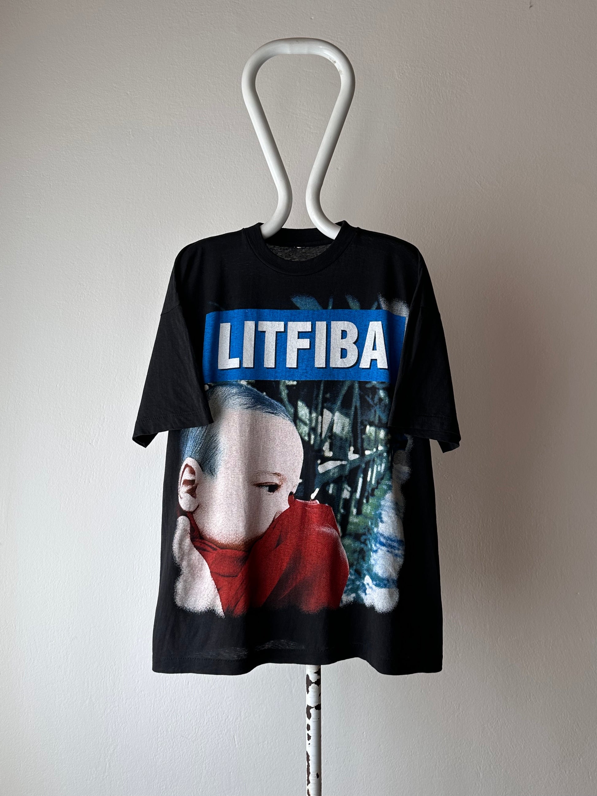 1997 LITFIBA Mondi Sommersi 90's 90年代 Tシャツ バンド Tシャツ 97's Vintage T-shirt Band T-shirt Tee ヴィンテージ プラハ  古着屋 Praha Prague Vintage store ユーロ古着 ヨーロッパ古着