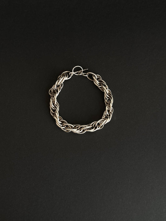925 twist rope bracelet