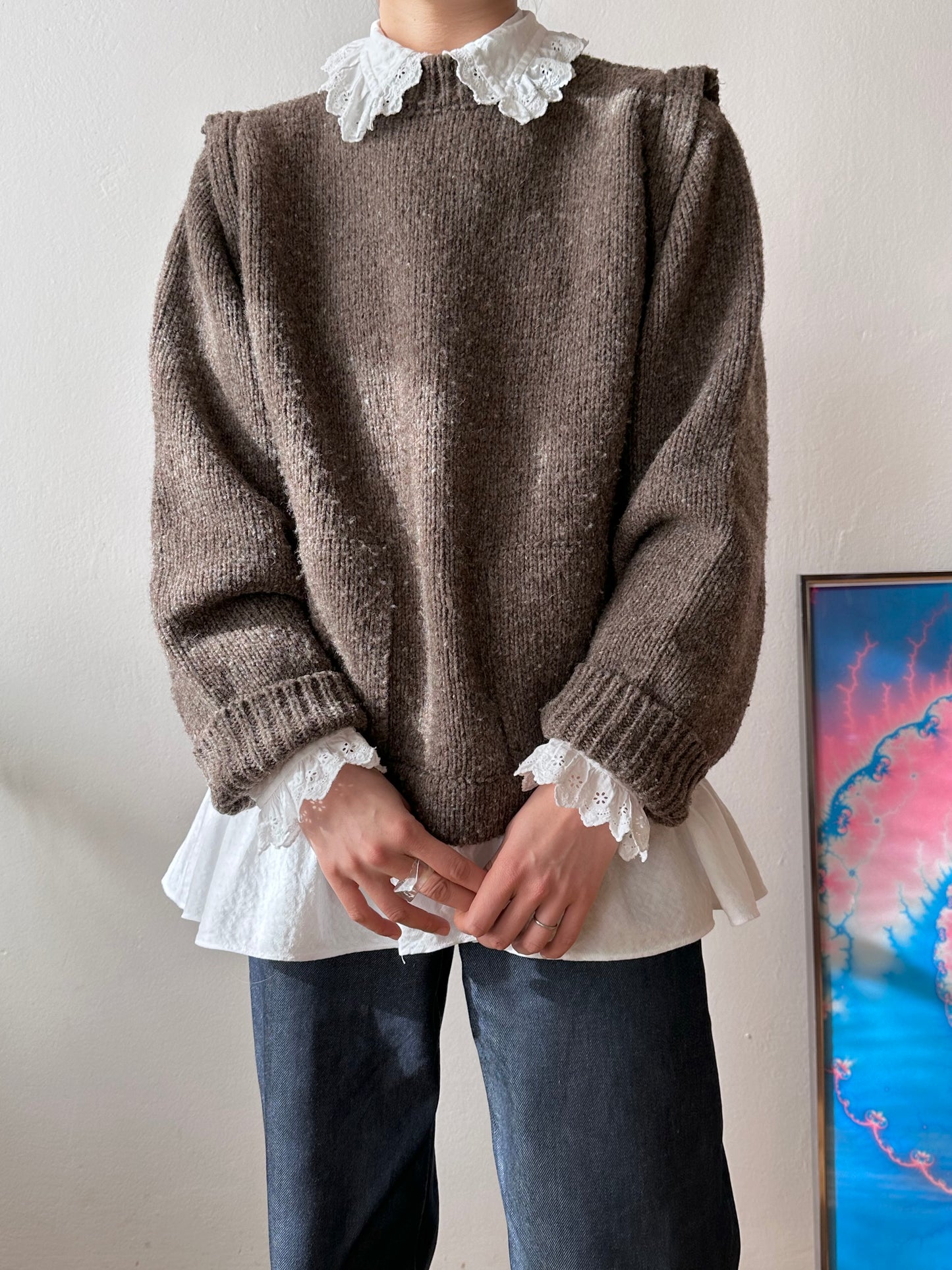 1900s German antique lace blouse