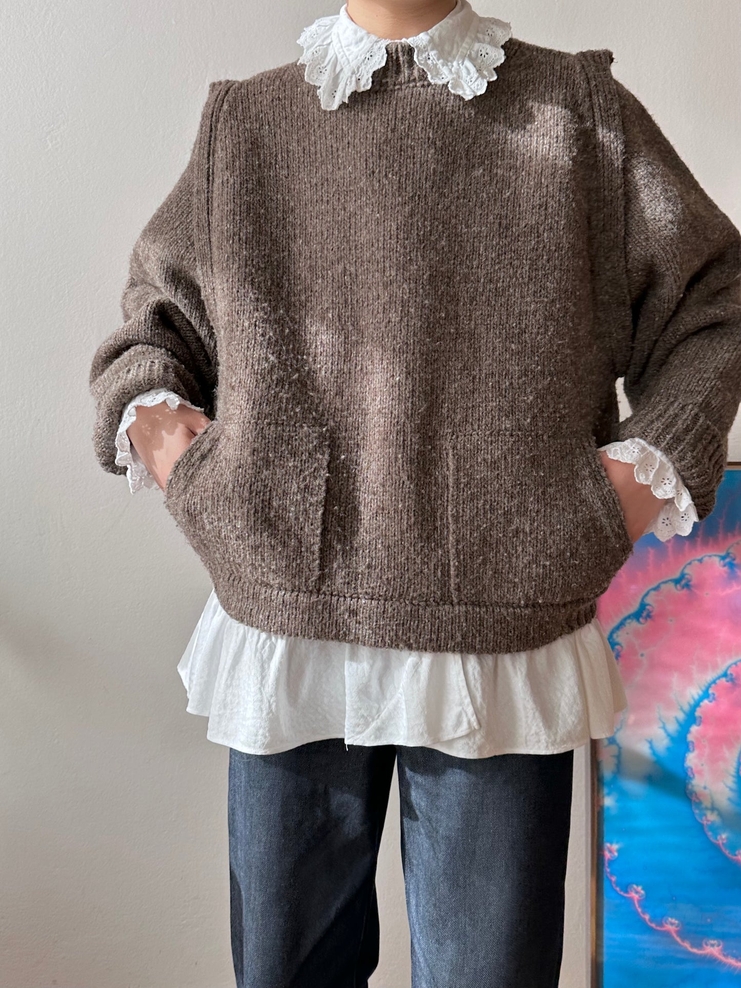 1900s German antique lace blouse