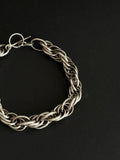 925 twist rope bracelet