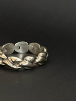 sterling silver chubby wrist