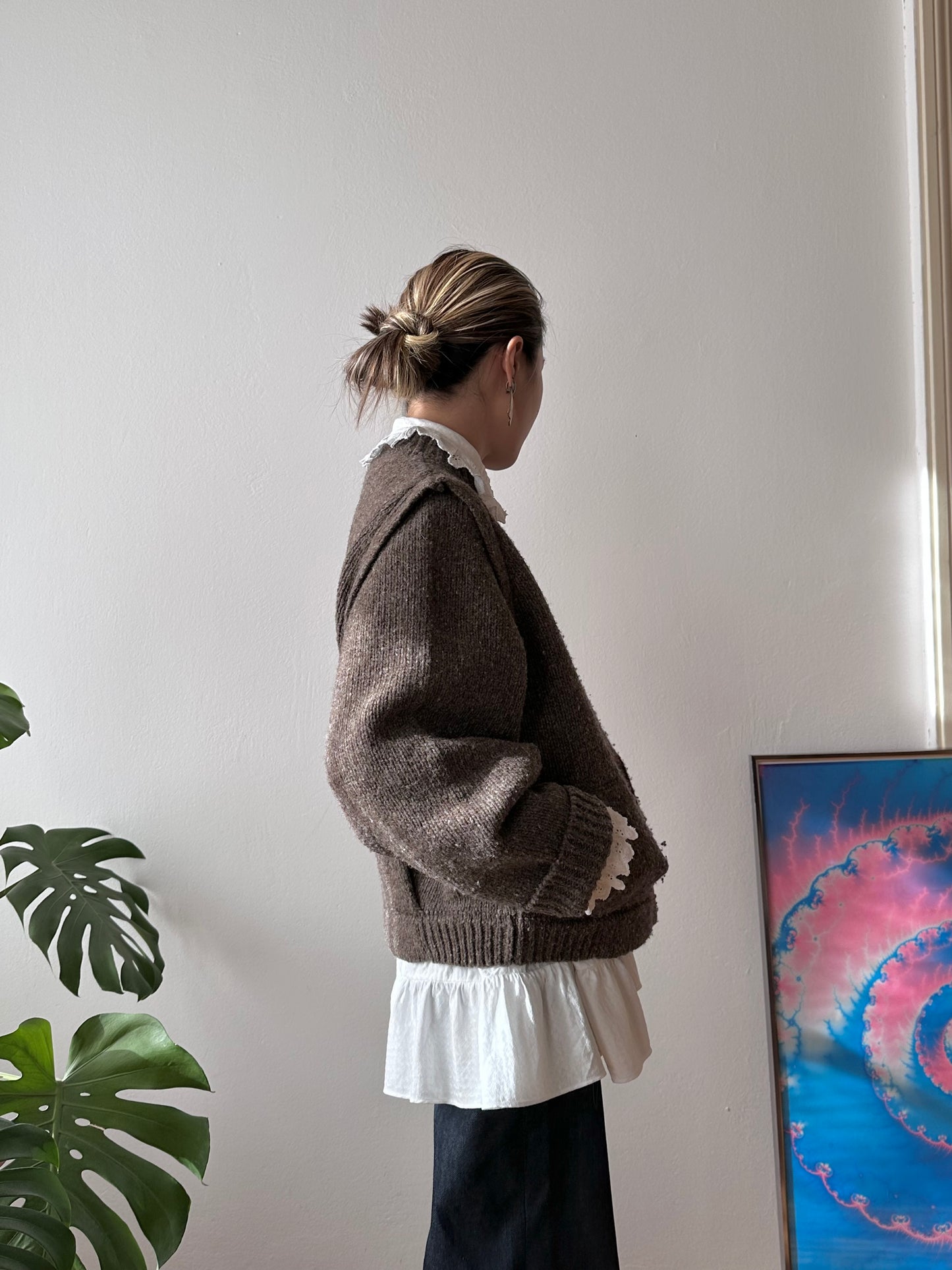 1900s German antique lace blouse