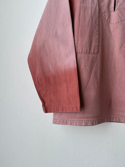1980s French La Glazik cotton smock