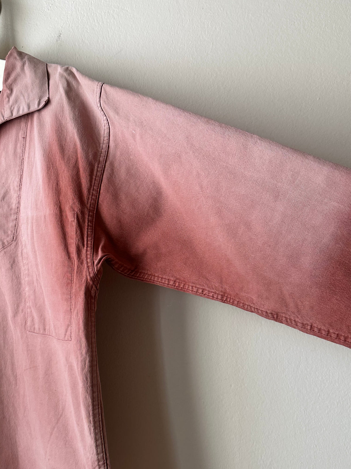 1980s French La Glazik cotton smock