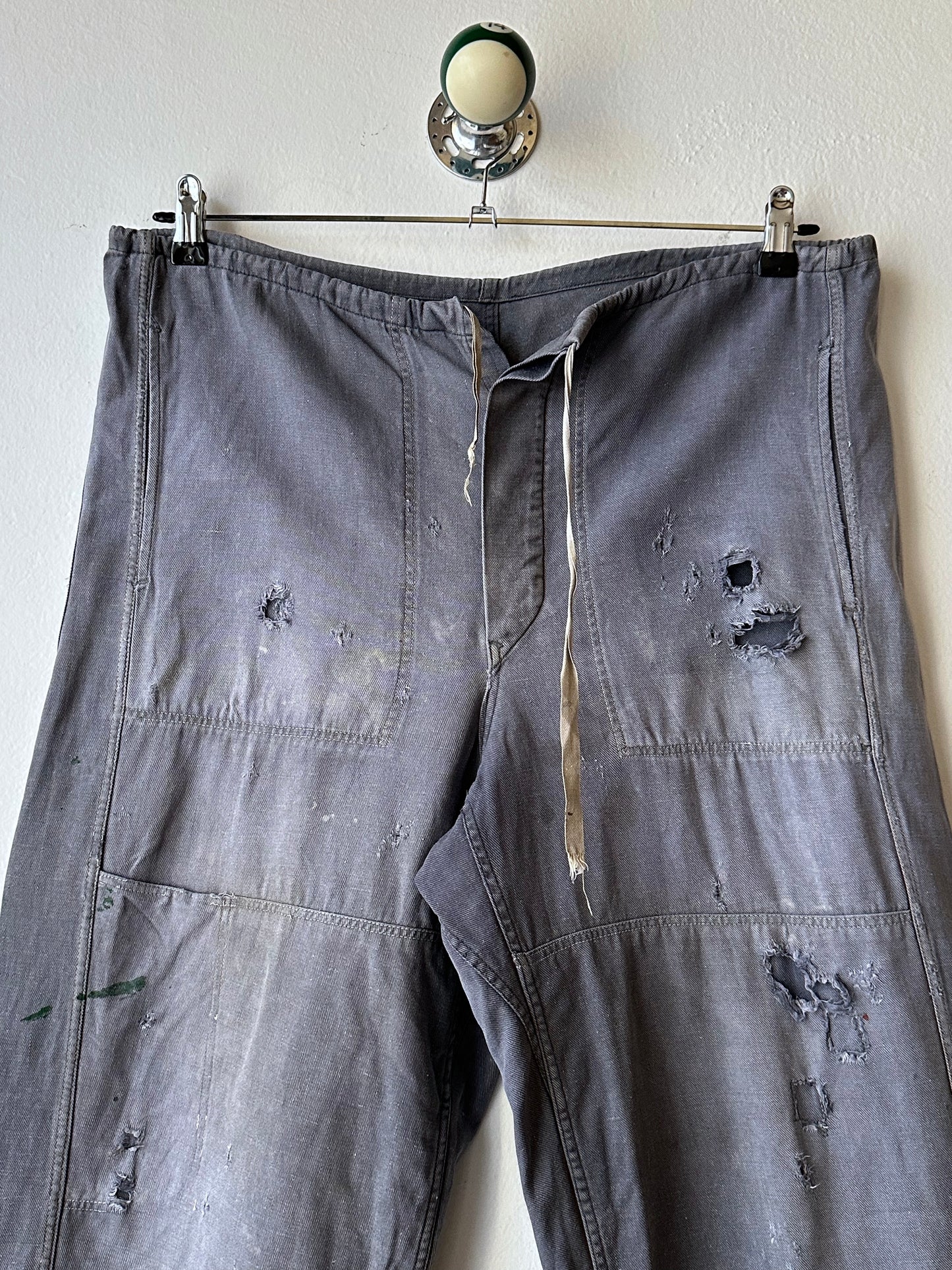 Circa 1940s Czechoslovakian work trousers - w37