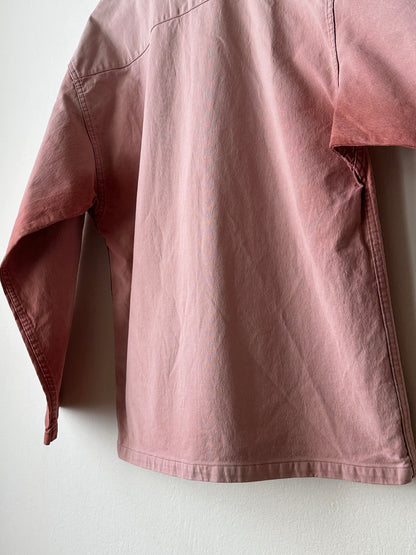 1980s French La Glazik cotton smock
