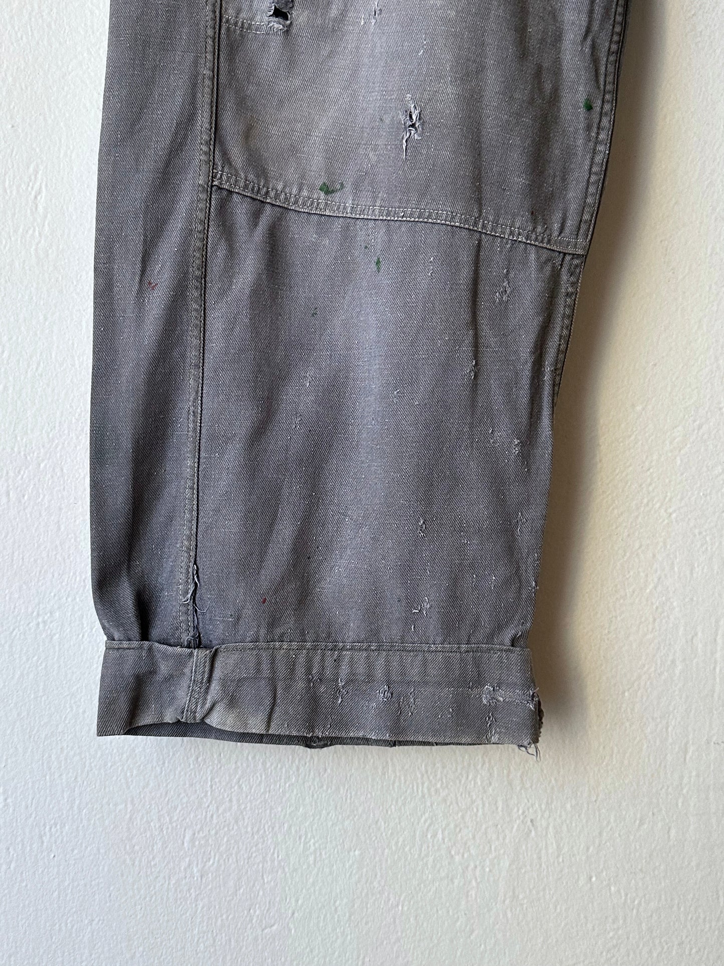 Circa 1940s Czechoslovakian work trousers - w37