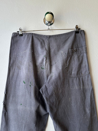 Circa 1940s Czechoslovakian work trousers - w37
