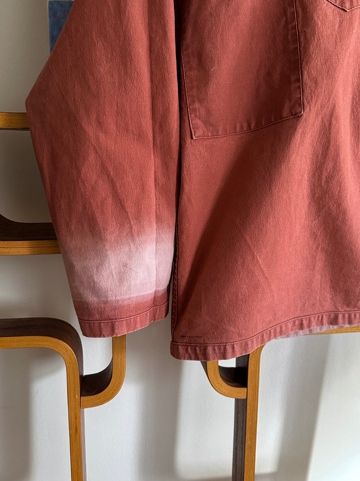 1980s French La Glazik cotton smock