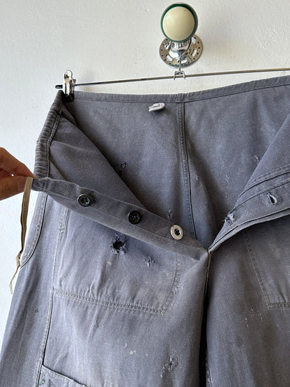 Circa 1940s Czechoslovakian work trousers - w37