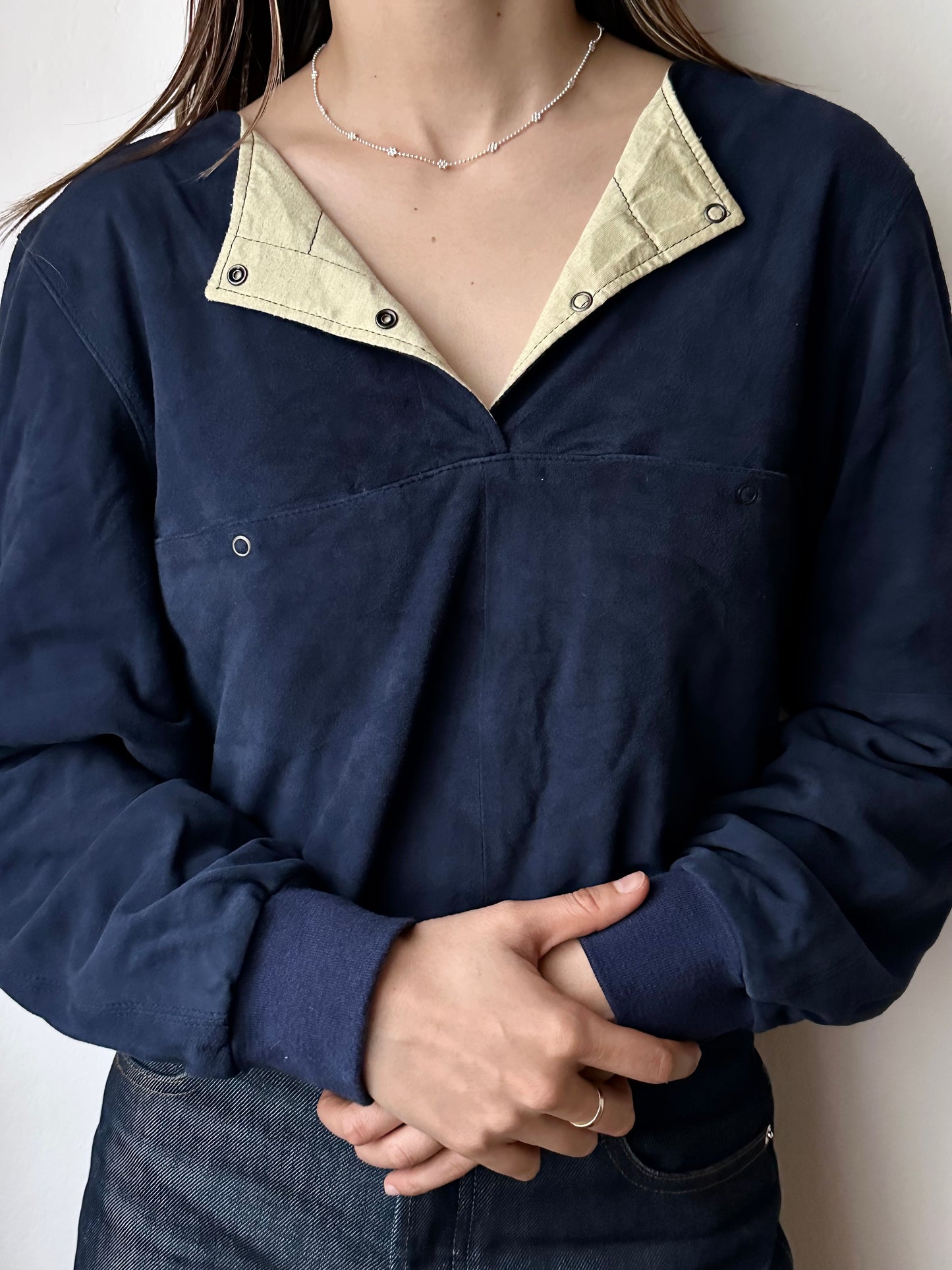 Italy 925 tiny chain necklace - snowflake