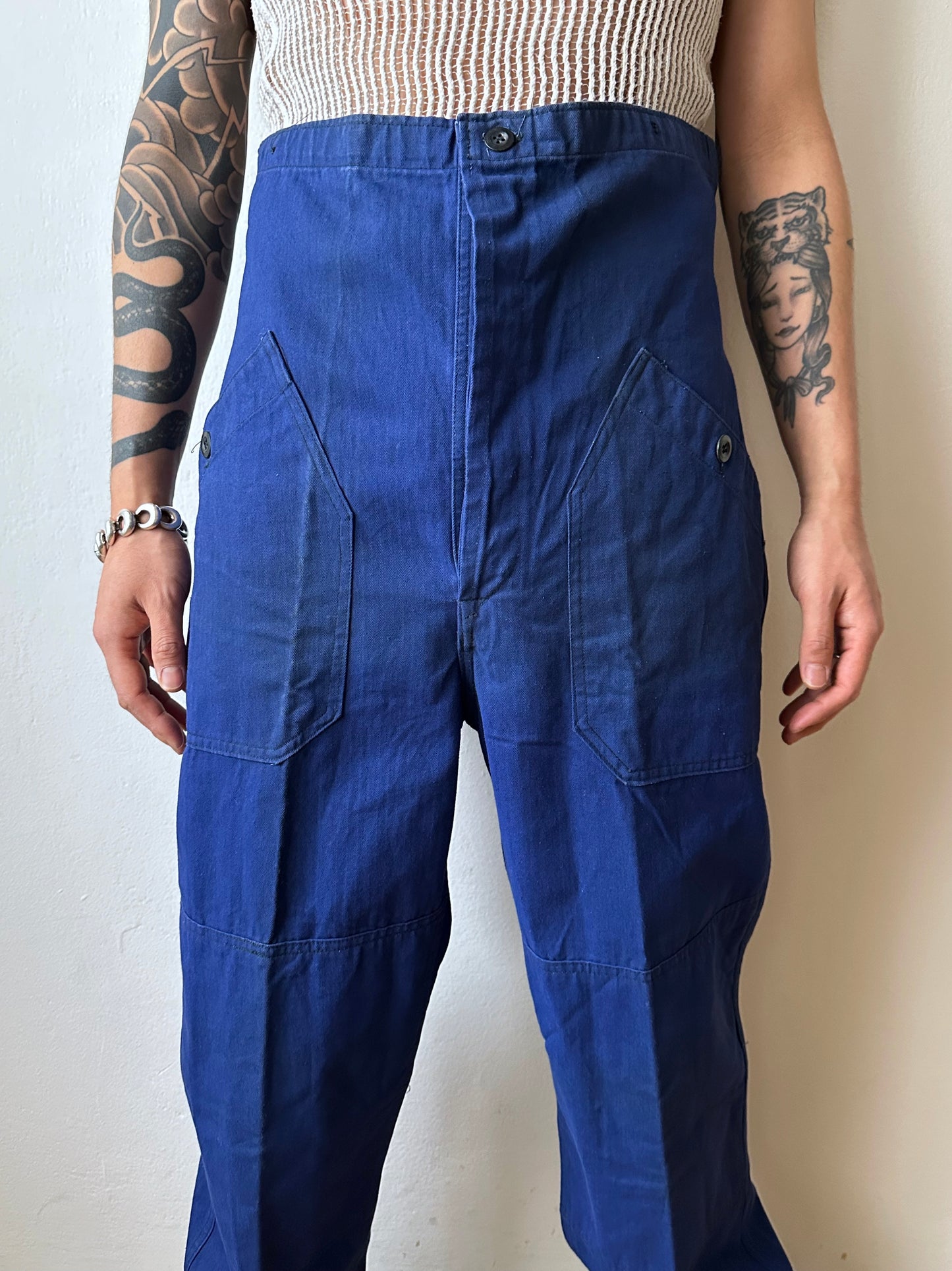Vintage European work trousers, Unknown - w35