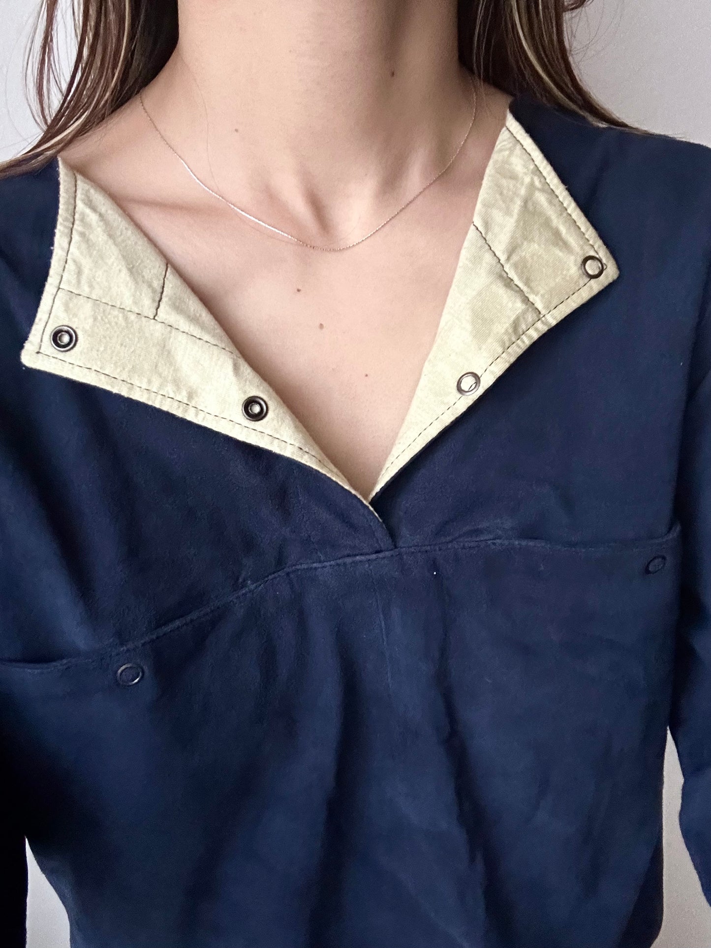 Italy 925 tiny chain necklace - thread