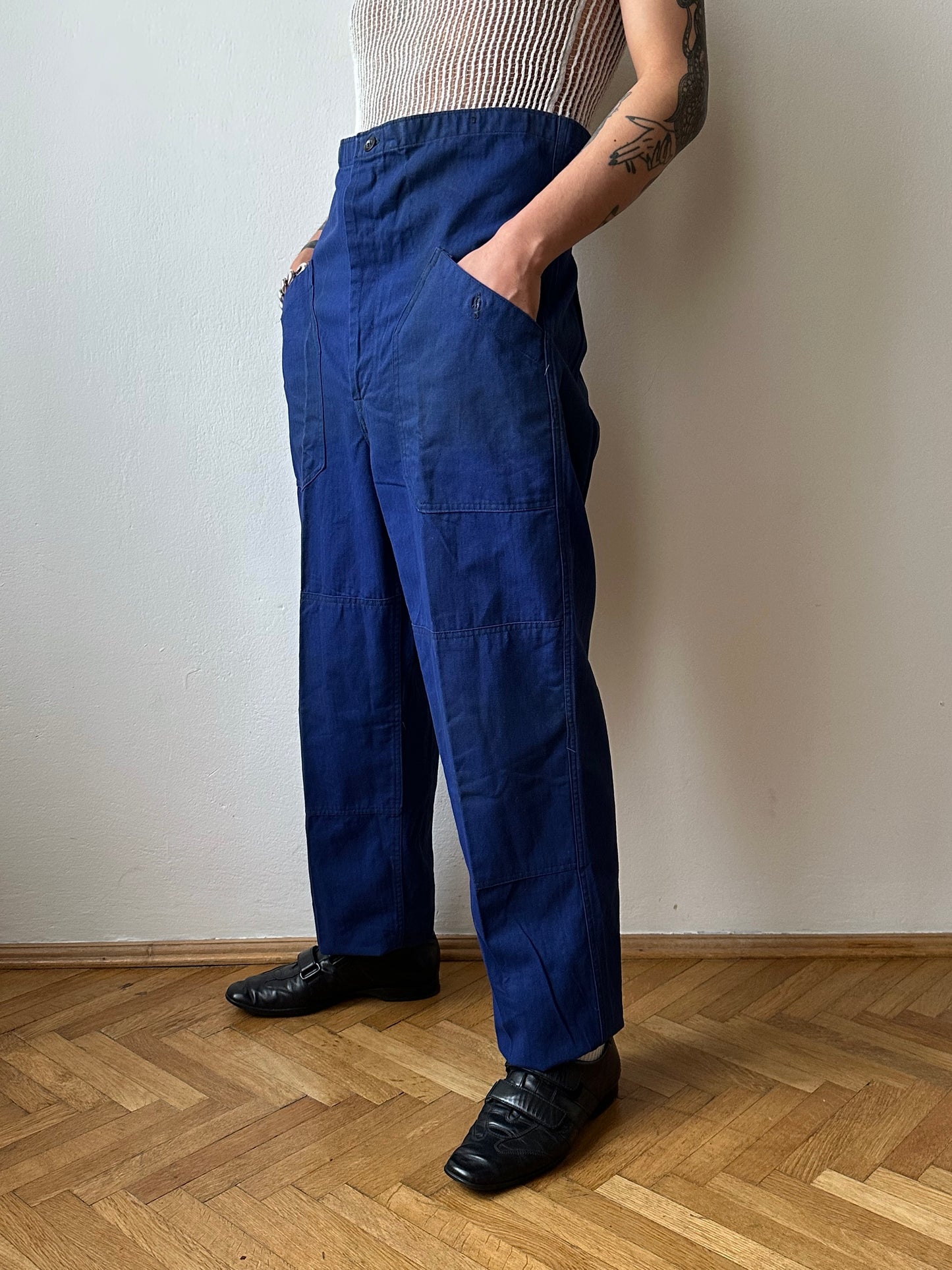 Vintage European work trousers, Unknown - w35