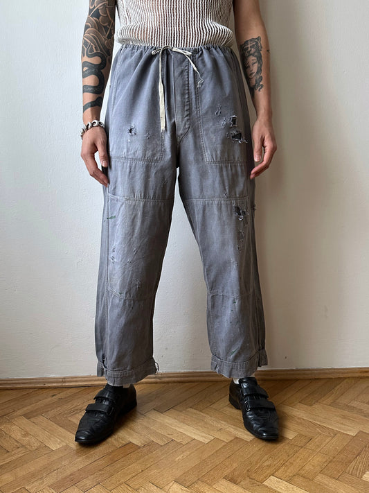 Circa 1940s Czechoslovakian work trousers - w37