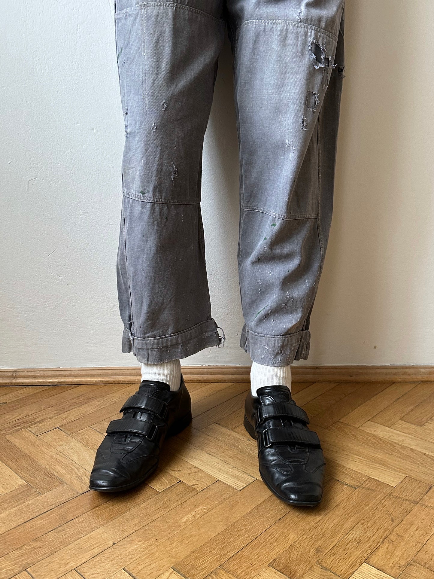 Circa 1940s Czechoslovakian work trousers - w37