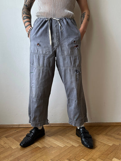 Circa 1940s Czechoslovakian work trousers - w37