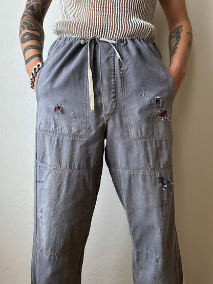 Circa 1940s Czechoslovakian work trousers - w37