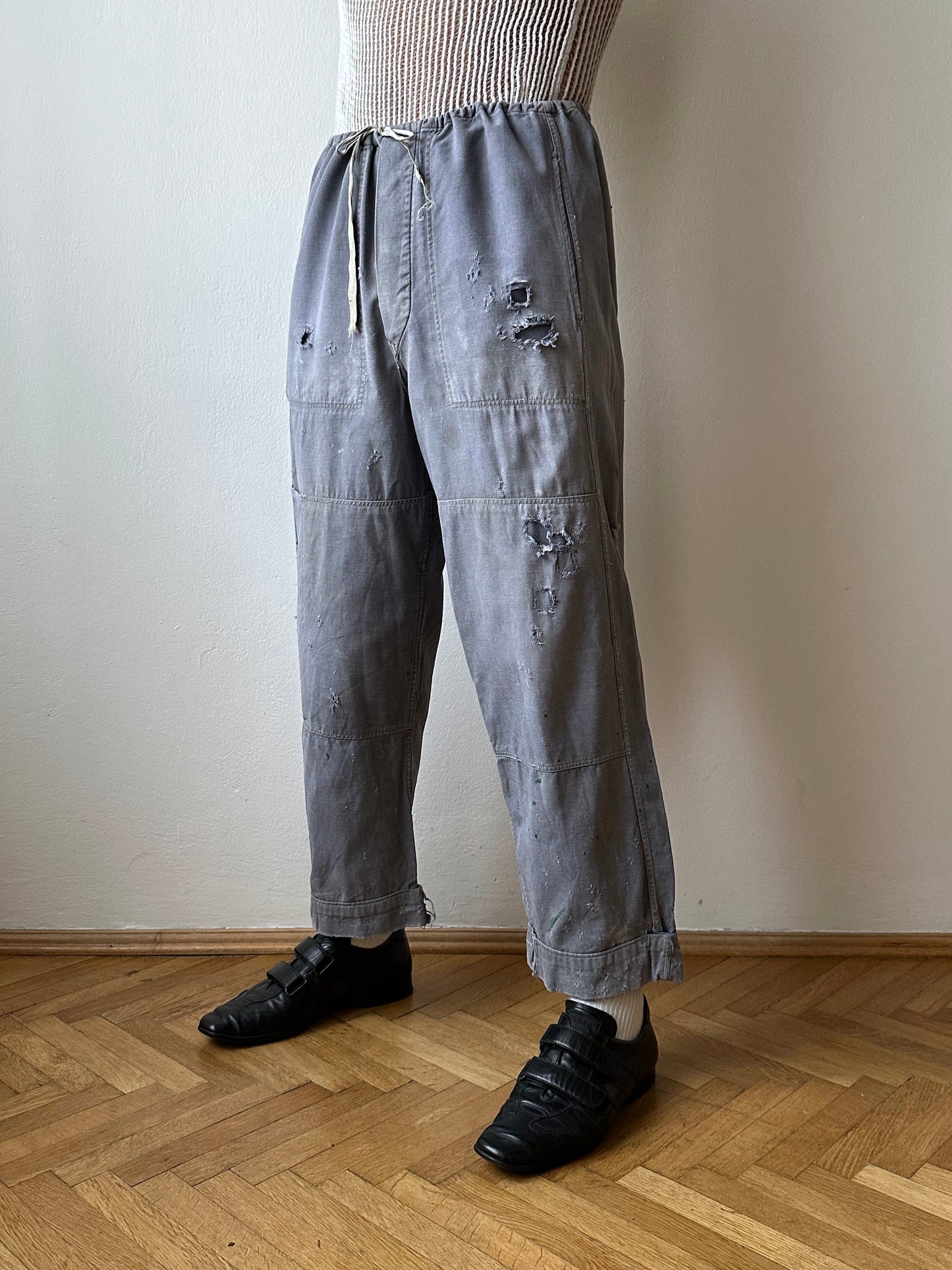 Circa 1940s Czechoslovakian work trousers - w37