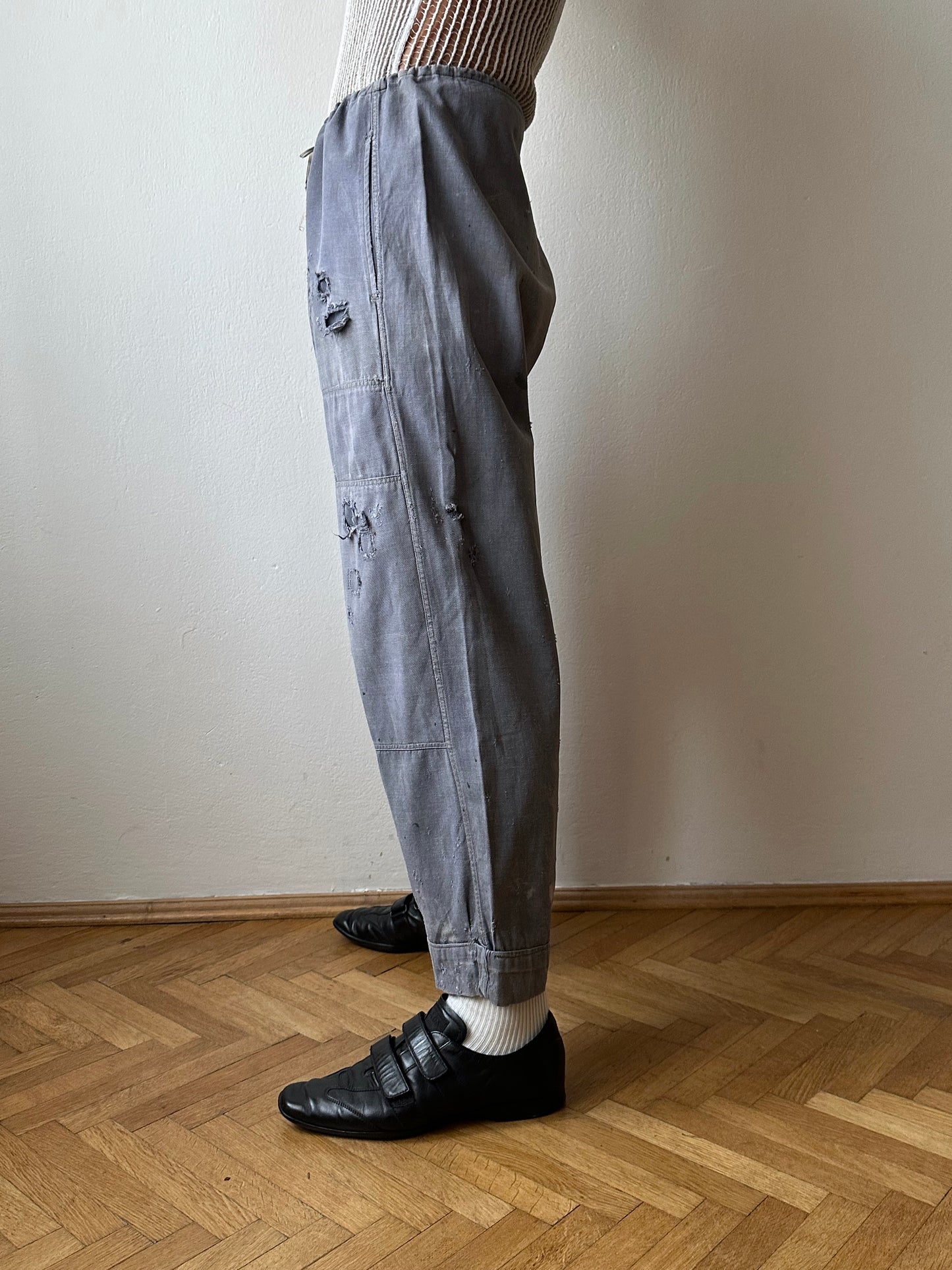 Circa 1940s Czechoslovakian work trousers - w37