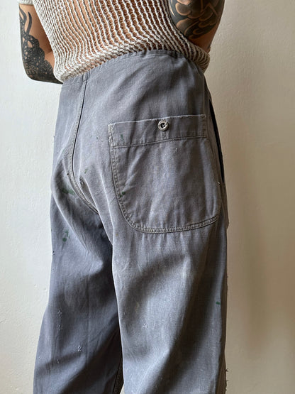 Circa 1940s Czechoslovakian work trousers - w37