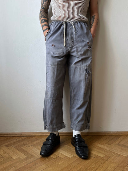 Circa 1940s Czechoslovakian work trousers - w37